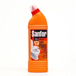 Средство чистящее для унитаза Sanfor WC gel super power, 750 мл