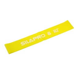 SILAPRO Фитнес - резинка, 30х5х0.03 см, нагрузка 8 кг, латекс