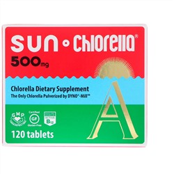Sun Chlorella, А, 500 мг, 120 таблеток