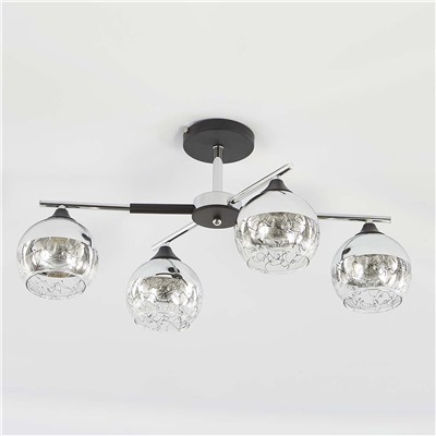 Потолочный светильник Escada 693/4P E27*60W Black/Chrome