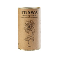 Семена подсолнечника обезжиренные Trawa, 500 г