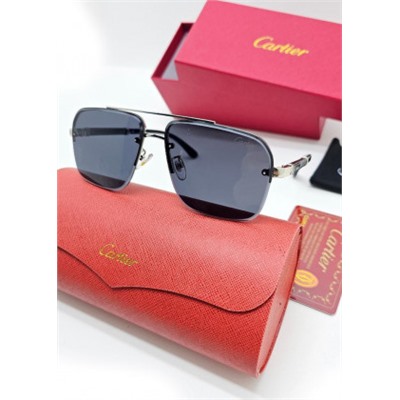 Набор мужские солнцезащитные очки, коробка, чехол + салфетки #21259876