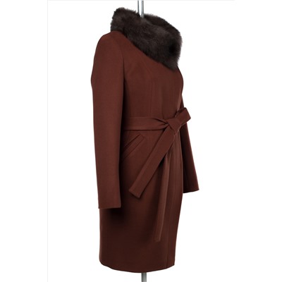 02-3009 Пальто женское утепленное (пояс)
