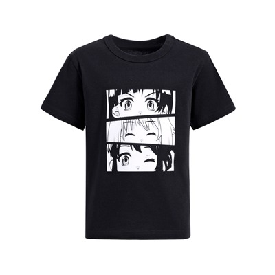 футболка 1ПДФК4332001; черный / Три героя