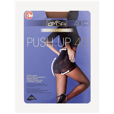 OMS-Push-Up 40 утяжка шортики/2 Колготки OMSA Push-Up 40 утяжка шортики