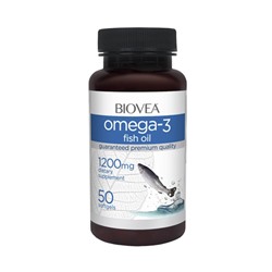 Omega-3, 1200 мг Biovea, 50 шт