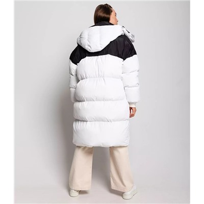 Пальто #КТ7001 (1), белый,черный