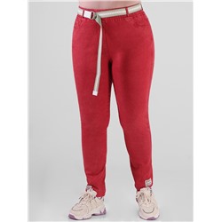 Красные джинсы женские больших размеров летние