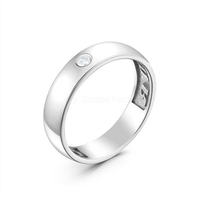 Кольцо из серебра с фианитами родированное - "Я тебя люблю" 925 пробы 1-259р200