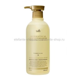 Бессульфатный шампунь от выпадения волос La’dor Dermatical Hair Loss Shampoo 530ml (51)