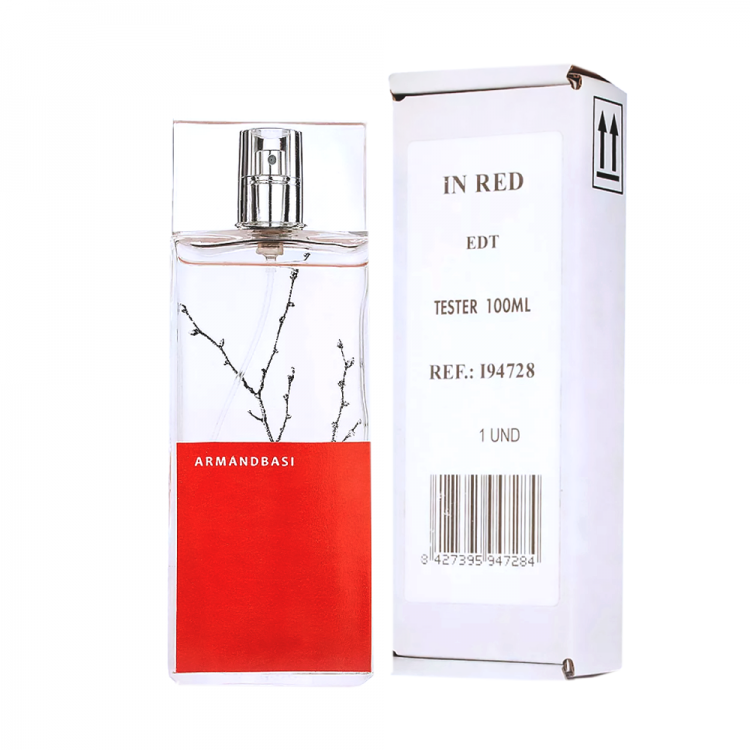 Armand basi in Red 100ml EDT Test. Armand basi in Red 100ml. Basi in Red 100 мл. Armand basi in Red 100 мл жен Tester. Туалетная вода basi in red