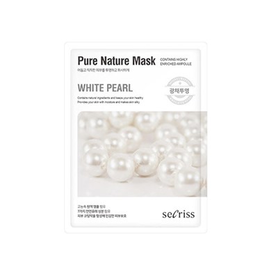 БВ Anskin Secriss маска д/лица ткань White pearl 25г 920097/792021