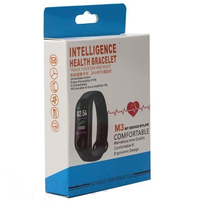 Фитнес-браслет Intelligence Health Bracelet M3 цветной дисплей