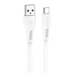 Кабель USB - Type-C Borofone BX85  100см 3A  (white)