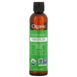 Cliganic, на 100% чистое и натуральное касторовое масло, 240 мл (8 жидк. унций)
