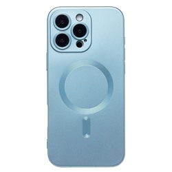 Чехол-накладка - SM020 Matte SafeMag для "Apple iPhone 16 Pro Max" (light blue) (234691)