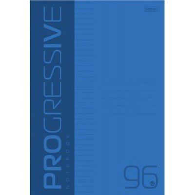 Тетрадь А4  96л линия пластиковая обложка "PROGRESSIVE" (084967) Хатбер