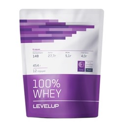 Протеин сывороточный со вкусом шоколада 100% Whey Level Up 454 гр.