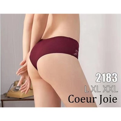 АРТ 2183 ТРУСЫ-СТРИНГИ  ХЛОПОК Coeur Joie