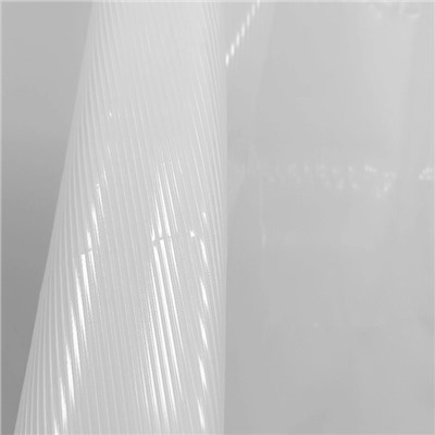 Штора для ванной Dasch, PEVA, Line, 180х200 см, белая