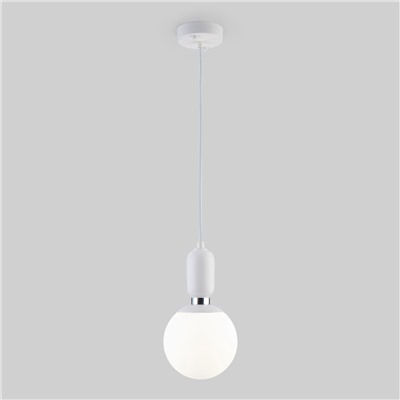 Подвесной светильник со стеклянным плафоном 50151/1 белый
