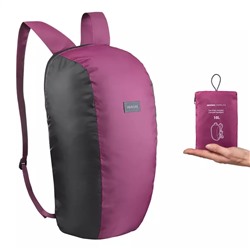 Компактный рюкзак для трекинга TRAVEL 10Л фиолетовый FORCLAZ
