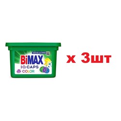 Bimax Капсулы для стирки Color сила цвета 12капсул 3шт