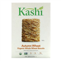 Kashi, Whole Wheat Biscuits, Organic Autumn Wheat, 16.3 oz ( 462 g)