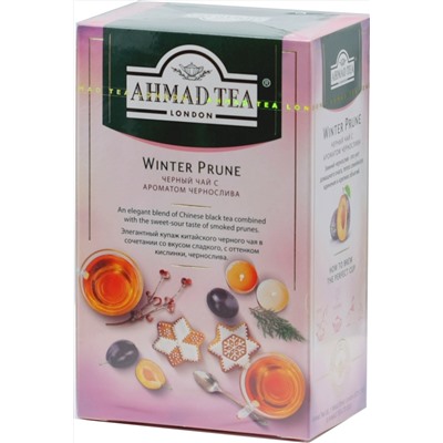 AHMAD TEA. Flavoured Collection. Winter Prune 100 гр. карт.пачка