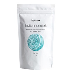Соль для ванны "English epsom salt" на основе магния Marespa, 1 кг