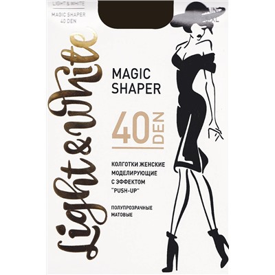 LIGHT-WHITE MAGIC SHAPER 40.С2 Колготки