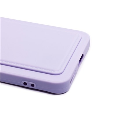 Чехол-накладка - SC337 с картхолдером для "Honor 100" (light violet) (228846)