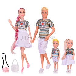 Набор кукол "Любимая семья" в пакете