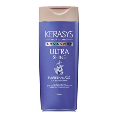 KeraSys Шампунь для волос фиолетовый Идеальный блонд / Advanced Ultra Shine Purple, 200 мл