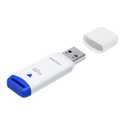 Флэш накопитель USB 32 Гб Smart Buy Easy (white)