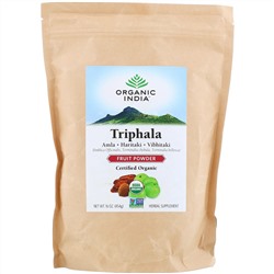 Organic India, Triphala, фруктовый порошок, 454 г (16 унций)