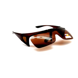 очки-насадка с подъемными линзами 8118 коричневый