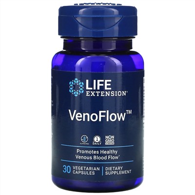 Life Extension, VenoFlow, 30 растительных капсул