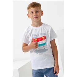 футболка детская с принтом 7444 (Белый)