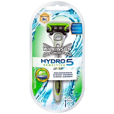 Станок для бритья Schick (Wilkinson Sword) HYDRO-5 Sensitive (+1 кассета) (на подставке)