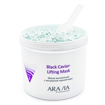 406150 ARAVIA Professional Маска альгинатная с экстрактом черной икры Black Caviar-Lifting, 550 мл./8