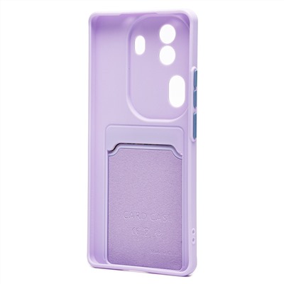Чехол-накладка - SC337 с картхолдером для "OPPO Reno 11 Pro" (light violet) (228852)