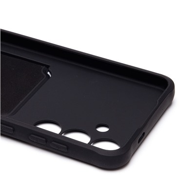 Чехол-накладка - SC304 с картхолдером для "Samsung Galaxy S24" (black) (228137)