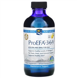 Nordic Naturals, ProEFA - 3-6-9, Lemon , 8 fl oz (237 ml)