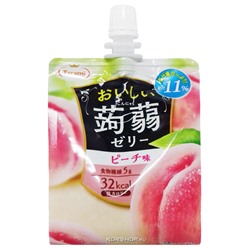 Питьевое желе Конняку со вкусом персика Tarami, Япония, 150 г Акция