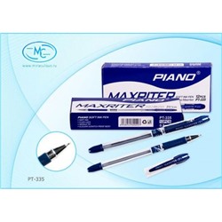 Ручка шариковая масляная "PIANO Maxriter" 0.5мм синяя PT-335-12 Piano