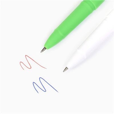 Ручка гелевая "С Новым годом", 2 шт., синяя и красная паста