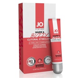 Клиторальный крем JO WARM   BUZZY CLITORAL GEL - 10 мл.