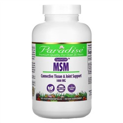 Paradise Herbs, MSM, 1,000 mg, 180 Vegetarian Capsules