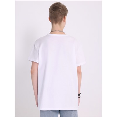 футболка 1ПДФК4518001; белый / Великий гений